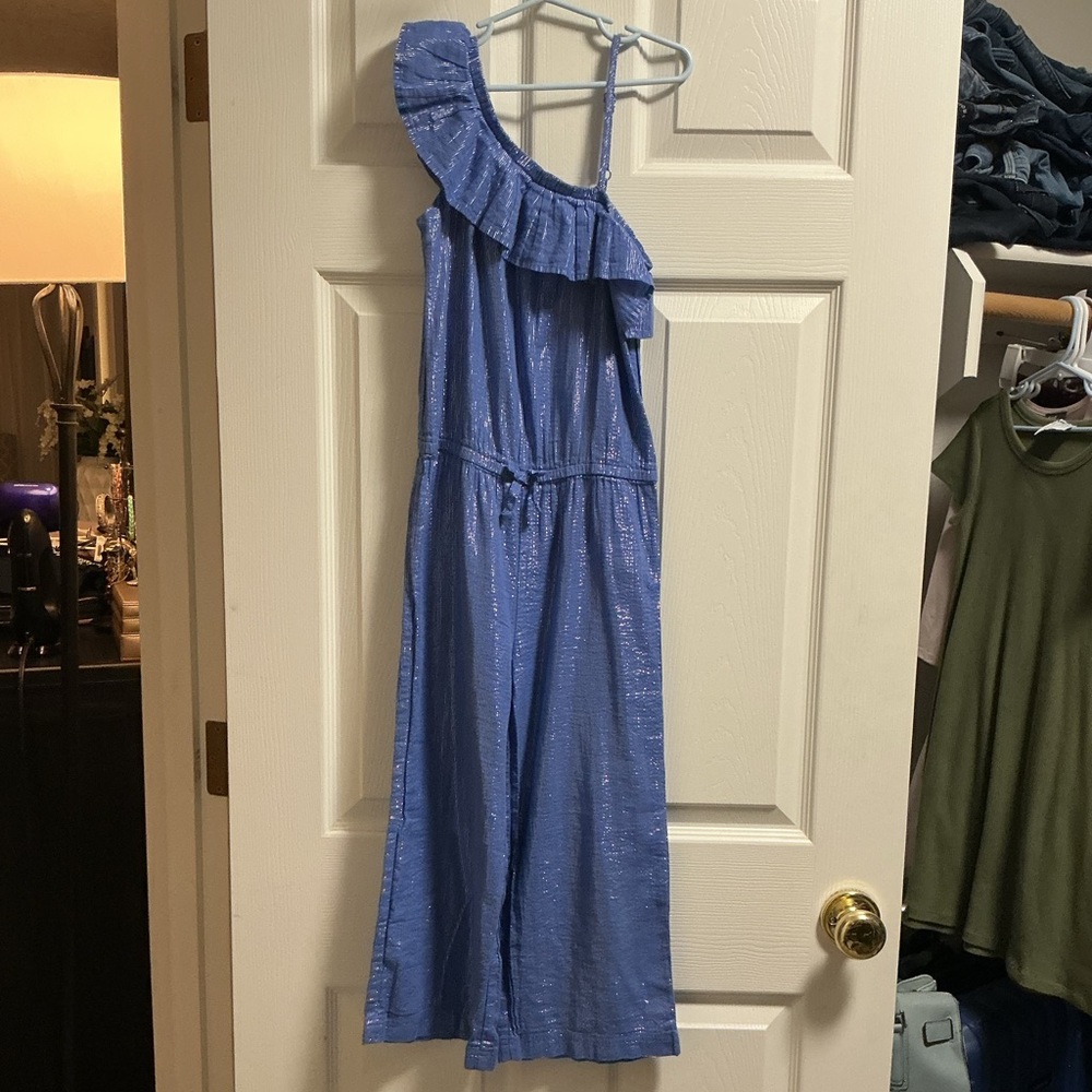 Cat & Jack Blue Textured Fabric romper